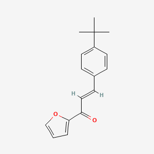 molecular formula C17H18O2 B6331749 (2E)-3-(4-tert-Butylphenyl)-1-(furan-2-yl)prop-2-en-1-one CAS No. 725700-97-0
