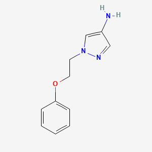 molecular formula C11H13N3O B6331750 1-(2-Phenoxyethyl)-1H-pyrazol-4-amine CAS No. 1240565-77-8