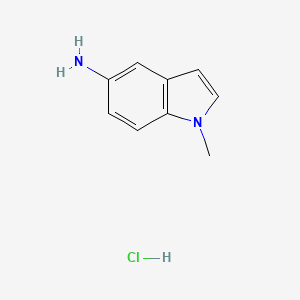molecular formula C9H11ClN2 B6331766 1-Methyl-1H-indol-5-ylamine hydrochloride CAS No. 2097068-69-2