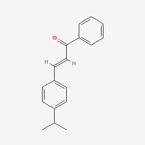 molecular formula C18H18O B6331790 (2E)-1-Phenyl-3-[4-(propan-2-yl)phenyl]prop-2-en-1-one CAS No. 40414-57-1