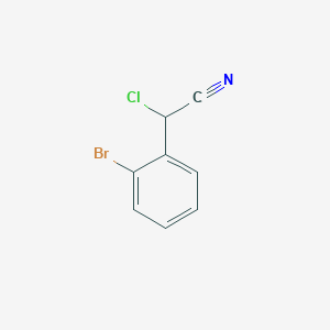 molecular formula C8H5BrClN B6331831 2-(2-Bromophenyl)-2-chloroacetonitrile CAS No. 1248448-76-1