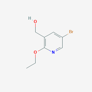 molecular formula C8H10BrNO2 B6331851 (5-Bromo-2-ethoxypyridin-3-yl)methanol CAS No. 1248189-42-5