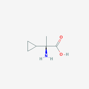 molecular formula C6H11NO2 B6331901 H-a-cyclopropyl-D-Ala-OH HCl CAS No. 1130070-45-9