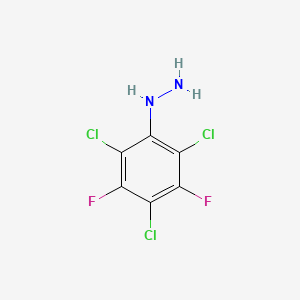 (2,4,6-Trichloro-3,5-difluorophenyl)hydrazine