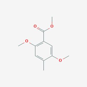 molecular formula C11H14O4 B6331976 2,5-二甲氧基-4-甲基苯甲酸甲酯 CAS No. 82485-85-6