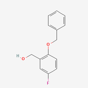 molecular formula C14H13FO2 B6332041 (2-(Benzyloxy)-5-fluorophenyl)methanol CAS No. 331729-56-7