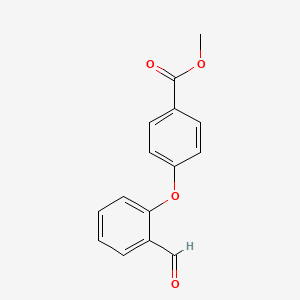 molecular formula C15H12O4 B6332089 Methyl 4-(2-formylphenoxy)benzoate CAS No. 934691-78-8