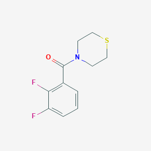 molecular formula C11H11F2NOS B6332184 (2,3-Difluorophenyl)(thiomorpholino)methanone CAS No. 1249010-87-4