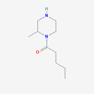 molecular formula C10H20N2O B6332197 1-(2-Methylpiperazin-1-yl)pentan-1-one CAS No. 1240568-49-3