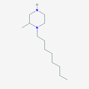 molecular formula C13H28N2 B6332205 2-Methyl-1-octylpiperazine CAS No. 1240572-13-7