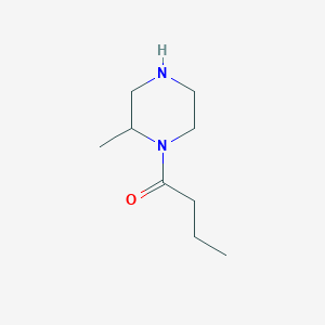 molecular formula C9H18N2O B6332216 1-(2-Methylpiperazin-1-yl)butan-1-one CAS No. 1240565-19-8