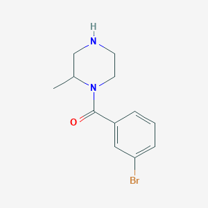 molecular formula C12H15BrN2O B6332284 1-(3-Bromobenzoyl)-2-methylpiperazine CAS No. 1240569-66-7