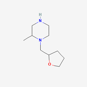 molecular formula C10H20N2O B6332300 2-Methyl-1-(oxolan-2-ylmethyl)piperazine CAS No. 1226158-97-9