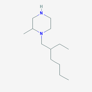 molecular formula C13H28N2 B6332308 1-(2-Ethylhexyl)-2-methylpiperazine CAS No. 1240580-98-6