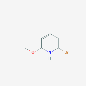 molecular formula C6H8BrNO B6332325 6-Bromo-2-methoxy-1,2-dihydro-pyridine, 95% CAS No. 1934417-70-5