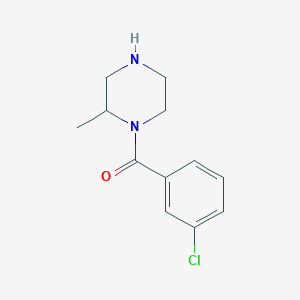 molecular formula C12H15ClN2O B6332397 1-(3-Chlorobenzoyl)-2-methylpiperazine CAS No. 1240578-17-9