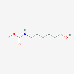 molecular formula C8H17NO3 B063324 Methyl (6-hydroxyhexyl)carbamate CAS No. 163361-15-7
