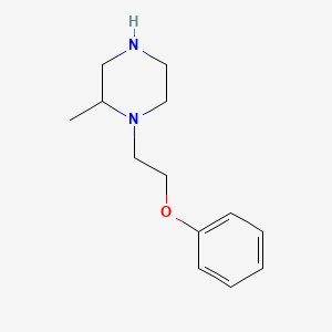 molecular formula C13H20N2O B6332400 2-Methyl-1-(2-phenoxyethyl)piperazine CAS No. 1240573-26-5