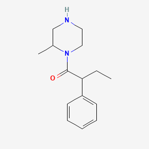 molecular formula C15H22N2O B6332412 1-(2-Methylpiperazin-1-yl)-2-phenylbutan-1-one CAS No. 1240565-54-1