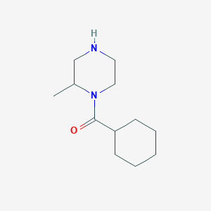 molecular formula C12H22N2O B6332421 1-Cyclohexanecarbonyl-2-methylpiperazine CAS No. 1240573-65-2