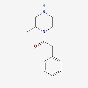 molecular formula C13H18N2O B6332424 1-(2-Methylpiperazin-1-yl)-2-phenylethan-1-one CAS No. 1240565-46-1