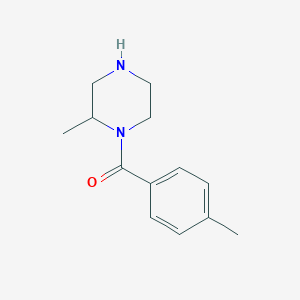 molecular formula C13H18N2O B6332441 2-Methyl-1-(4-methylbenzoyl)piperazine CAS No. 1240569-13-4