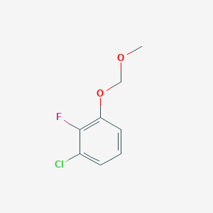 molecular formula C8H8ClFO2 B6332451 1-氯-2-氟-3-(甲氧基甲氧基)苯 CAS No. 1864399-37-0