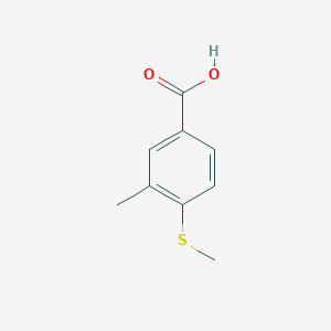 molecular formula C9H10O2S B6332463 3-Methyl-4-(methylsulfanyl)benzoic acid CAS No. 851669-34-6