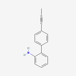 molecular formula C15H13N B6332465 4'-Prop-1-ynyl-biphenyl-2-ylamine CAS No. 723749-05-1