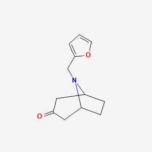 8-(Furan-2-ylmethyl)-8-azabicyclo[3.2.1]octan-3-one