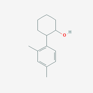 molecular formula C14H20O B6332533 2-(2,4-Dimethylphenyl)cyclohexan-1-ol CAS No. 1343250-94-1