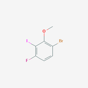 molecular formula C7H5BrFIO B6332557 2-Bromo-5-fluoro-6-iodoanisole CAS No. 2179038-32-3