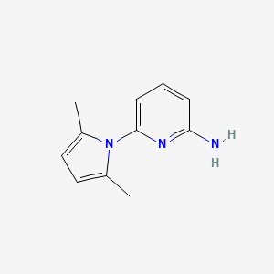 molecular formula C11H13N3 B6332564 6-(2,5-Dimethyl-1H-pyrrol-1-yl)pyridin-2-amine CAS No. 5059-32-5