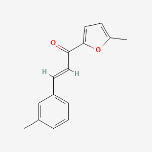 molecular formula C15H14O2 B6332611 (2E)-1-(5-Methylfuran-2-yl)-3-(3-methylphenyl)prop-2-en-1-one CAS No. 1010258-42-0