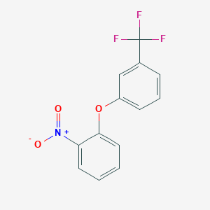 molecular formula C13H8F3NO3 B6332675 2-[3-(Trifluoromethyl)phenoxy]nitrobenzene CAS No. 500535-62-6