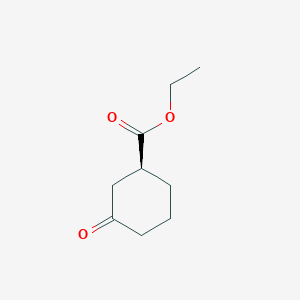 molecular formula C9H14O3 B6332686 Ethyl (1S)-3-oxocyclohexane-1-carboxylate CAS No. 2043662-35-5