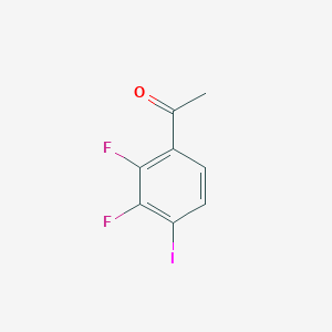 molecular formula C8H5F2IO B6332714 1-(2,3-二氟-4-碘苯基)乙酮 CAS No. 885590-86-3