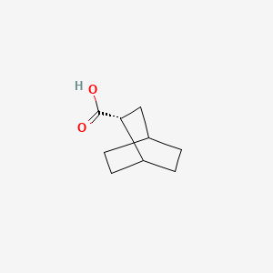 molecular formula C9H14O2 B6332740 (2R)-Bicyclo[2.2.2]octane-2-carboxylic acid CAS No. 37167-93-4