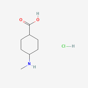 molecular formula C8H16ClNO2 B6332743 顺式-4-(甲基氨基)环己烷甲酸盐酸盐 CAS No. 2206112-18-5