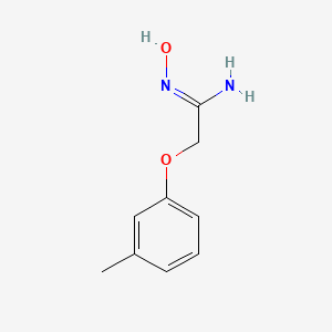 molecular formula C9H12N2O2 B6332803 N-Hydroxy-2-m-tolyloxy-acetamidine CAS No. 156596-68-8