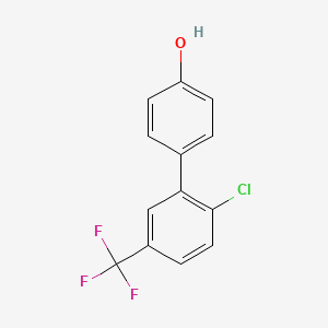 molecular formula C13H8ClF3O B6332805 4-[2-Chloro-5-(trifluoromethyl)phenyl]phenol CAS No. 634192-46-4