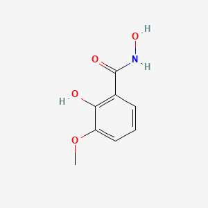 molecular formula C8H9NO4 B6332809 2,N-Dihydroxy-3-methoxy-benzamide, 95% CAS No. 177348-39-9