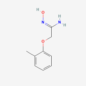 molecular formula C9H12N2O2 B6332830 N-Hydroxy-2-o-tolyloxy-acetamidine CAS No. 156596-67-7