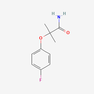molecular formula C10H12FNO2 B6332887 2-(4-Fluorophenoxy)-2-methylpropanamide CAS No. 403-59-8