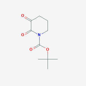 molecular formula C10H15NO4 B6332903 t-Butyl 2,3-dioxopiperidine-1-carboxylate CAS No. 1936193-52-0