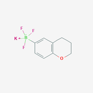 molecular formula C9H9BF3KO B6332979 Potassium chroman-6-yltrifluoroborate CAS No. 2724247-50-9