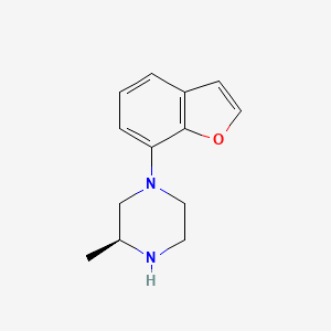 molecular formula C13H16N2O B6333030 1-苯并呋喃-7-基-3-甲基-哌嗪 CAS No. 1446488-00-1