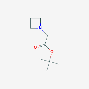molecular formula C9H17NO2 B6333073 tert-Butyl 2-(azetidin-1-yl)acetate CAS No. 1055268-73-9