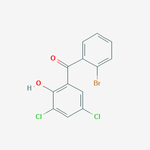 2'-Bromo-3,5-dichloro-2-hydroxybenzophenone;  98%