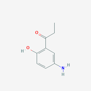 molecular formula C9H11NO2 B6333120 5'-Amino-2'-hydroxypropiophenone;  98% CAS No. 79925-35-2